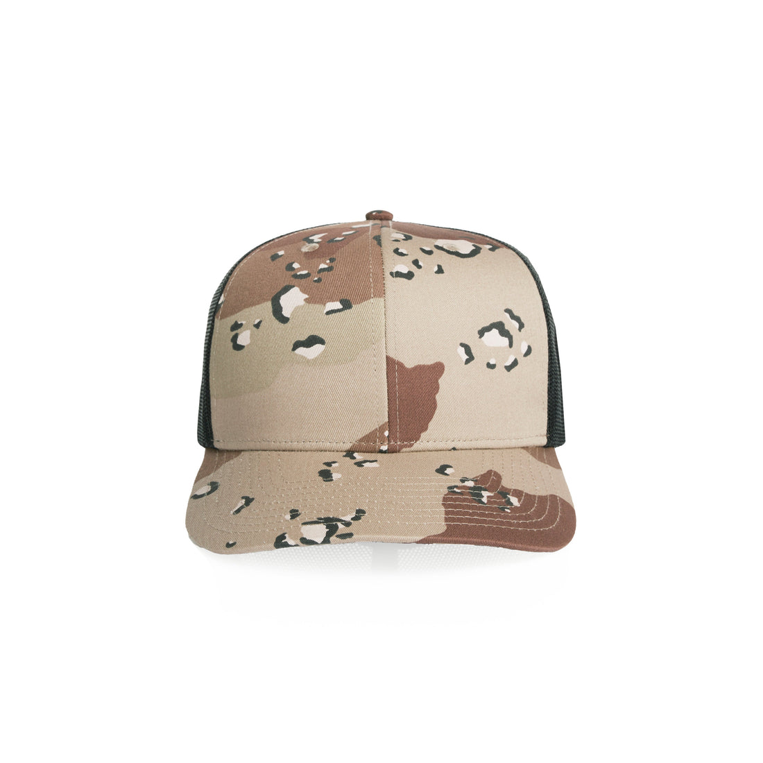 Mesh Contrast Camo Cap | Arena Custom Blanks
