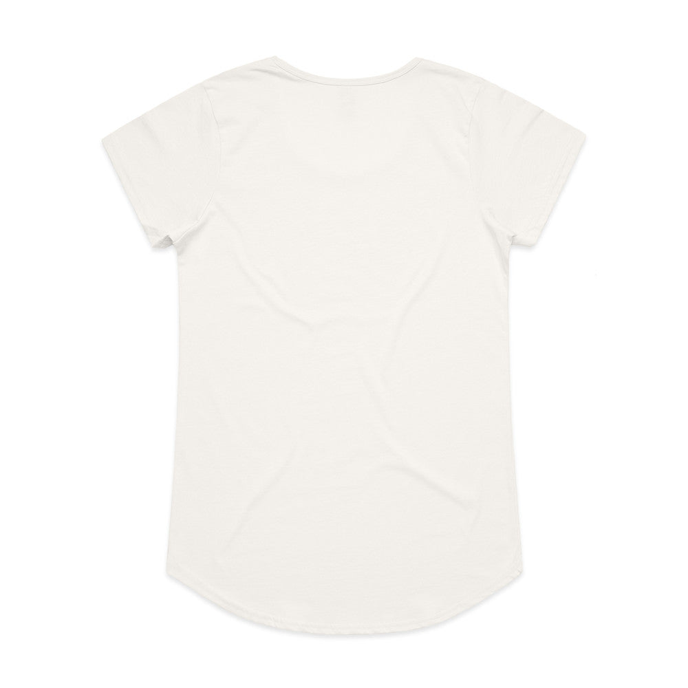 Women's Mali Curved Hem Tee Shirt | Arena Custom Blanks