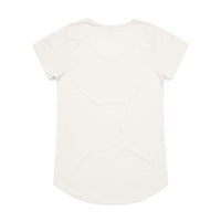Women's Mali Curved Hem Tee Shirt | Arena Custom Blanks
