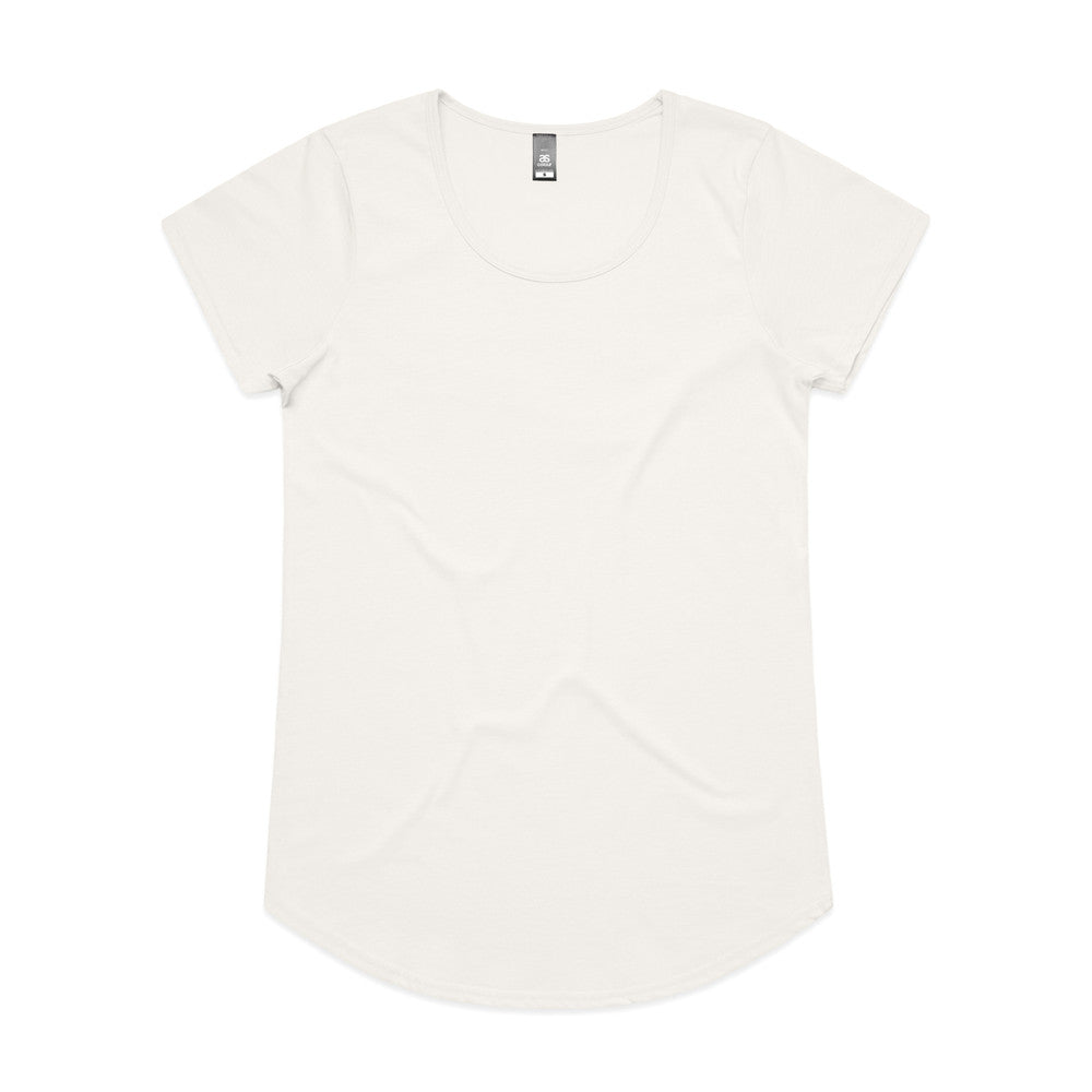 Women's Mali Curved Hem Tee Shirt | Arena Custom Blanks