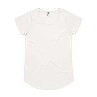 Women's Mali Curved Hem Tee Shirt | Arena Custom Blanks