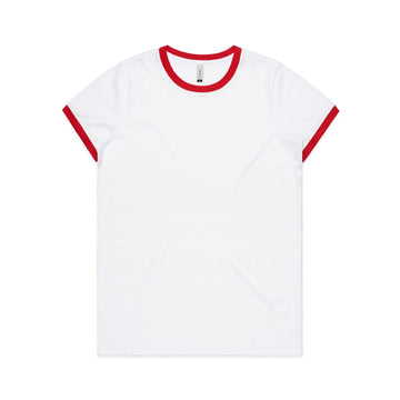 Women's Maple Ringer Tee | Arena Custom Blanks - Arena Prints -