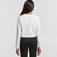 Women's Crop Long Sleeve Tee Shirt | Arena Custom Blanks
