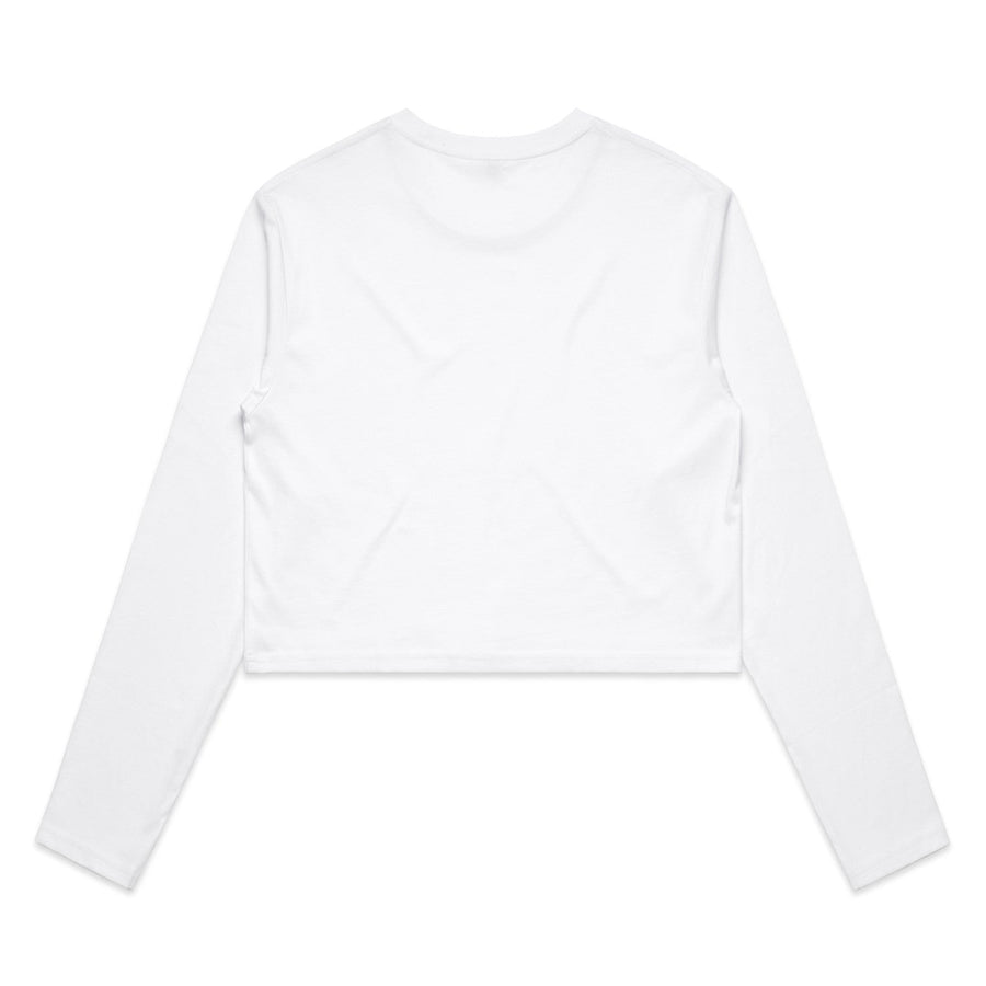 Women's Crop Long Sleeve Tee Shirt | Arena Custom Blanks