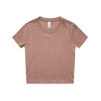 Women's Organic Mini Tee  | Arena Custom Blanks