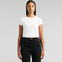Women's Organic Mini Tee  | Arena Custom Blanks
