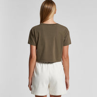 Women's Faded Crop Tee | Arena Custom Blanks