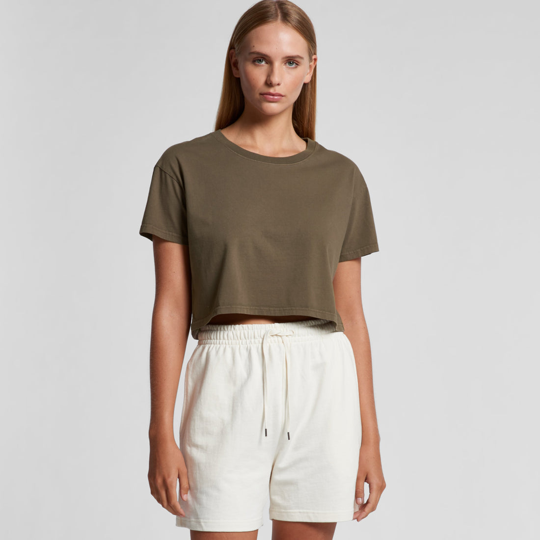 Women's Faded Crop Tee | Arena Custom Blanks