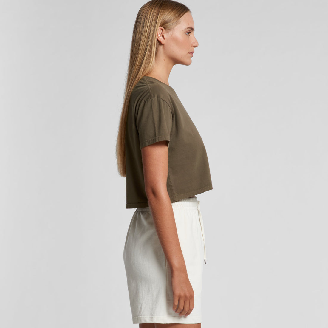 Women's Faded Crop Tee | Arena Custom Blanks