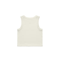 Women's Organic Rib Crop Tank | Arena Custom Blanks