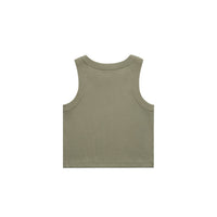 Women's Organic Rib Crop Tank | Arena Custom Blanks