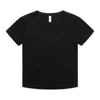 Women's Organic Rib Baby Tee | Arena Custom Blanks