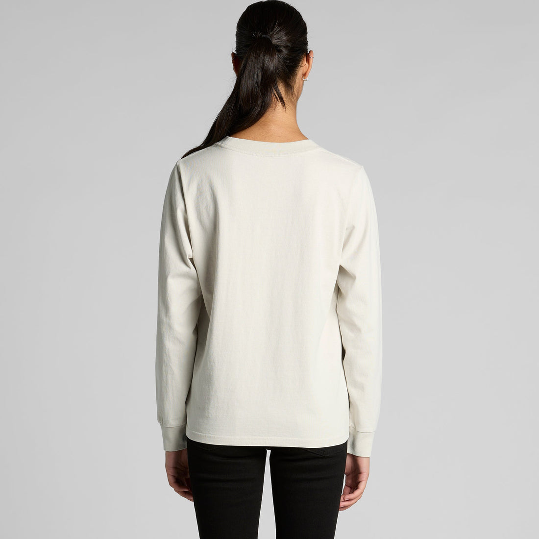 Women's Heavy Faded Long Sleeve Tee |Arena Custom Blanks