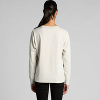 Women's Heavy Faded Long Sleeve Tee |Arena Custom Blanks
