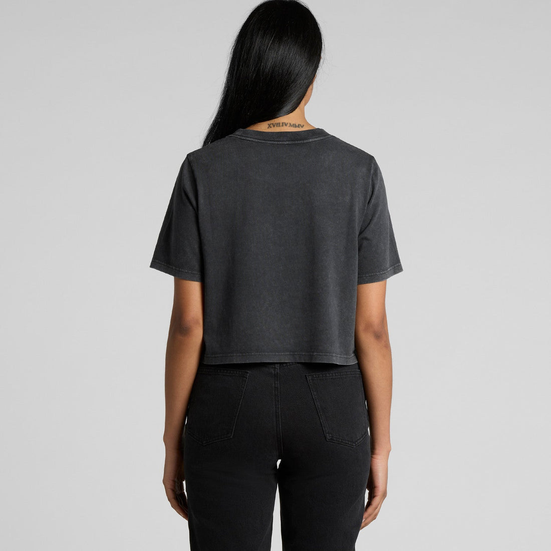 Women's Stone Wash Heavy Crop | Arena Custom Blanks