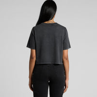 Women's Stone Wash Heavy Crop | Arena Custom Blanks