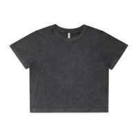 Women's Stone Wash Heavy Crop | Arena Custom Blanks