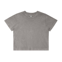 Women's Stone Wash Heavy Crop | Arena Custom Blanks