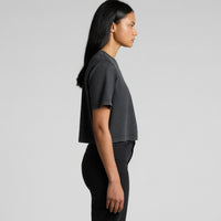 Women's Stone Wash Heavy Crop | Arena Custom Blanks