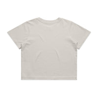 Women's Heavy Faded Crop Tee | Arena Custom Blanks