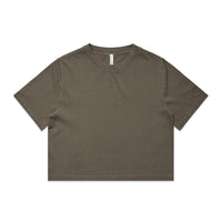 Women's Heavy Faded Crop Tee | Arena Custom Blanks