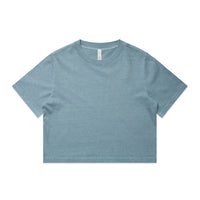 Women's Heavy Faded Crop Tee | Arena Custom Blanks