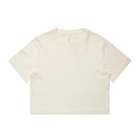Women's Heavy Faded Crop Tee | Arena Custom Blanks