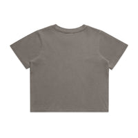 Women's Heavy Faded Crop Tee | Arena Custom Blanks