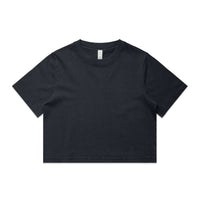 Women's Heavy Faded Crop Tee | Arena Custom Blanks