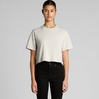 Women's Heavy Faded Crop Tee | Arena Custom Blanks
