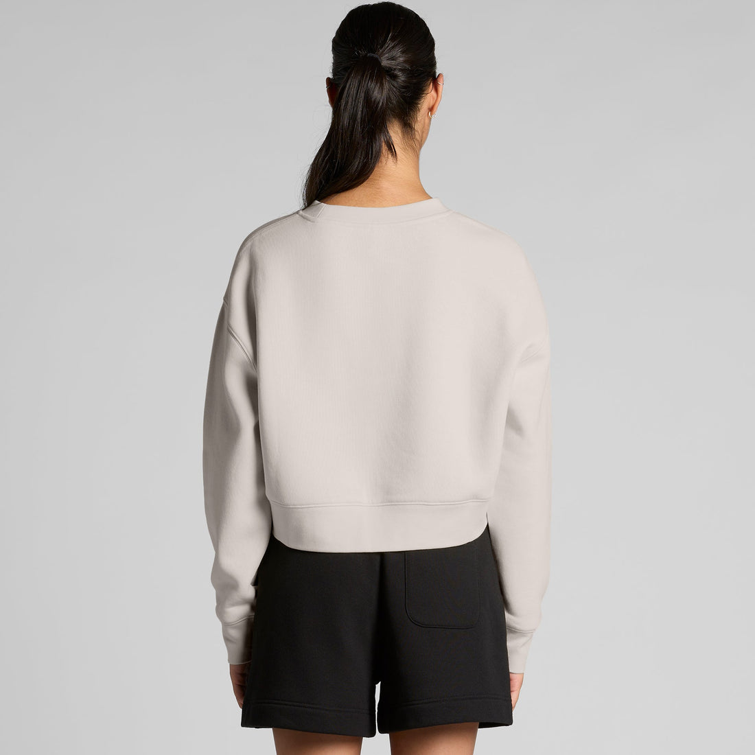 Women's Relax Crop Crew | Arena Custom Blanks