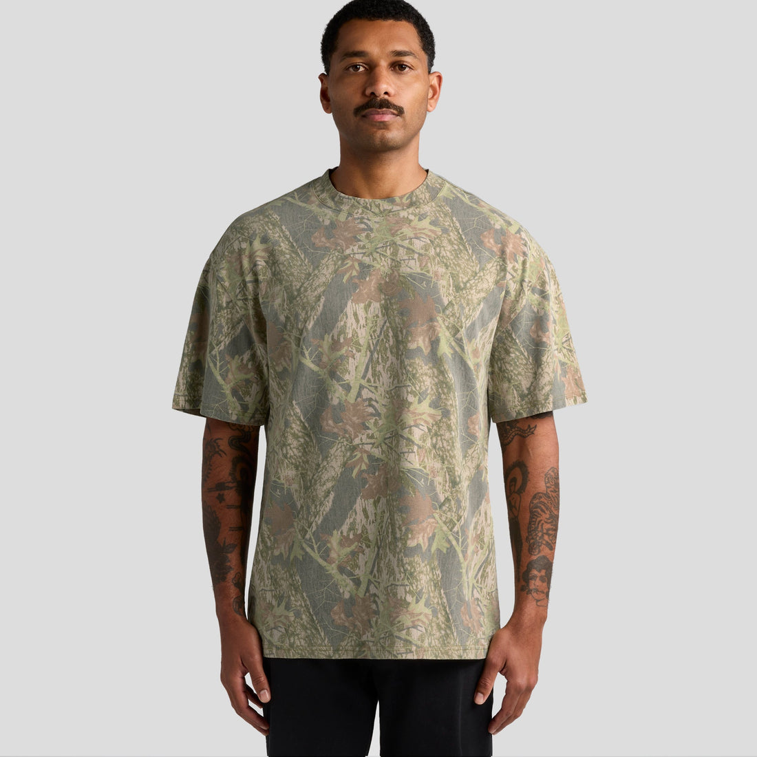 Men's Heavy Faded Camo Tee | Arena Custom Blanks