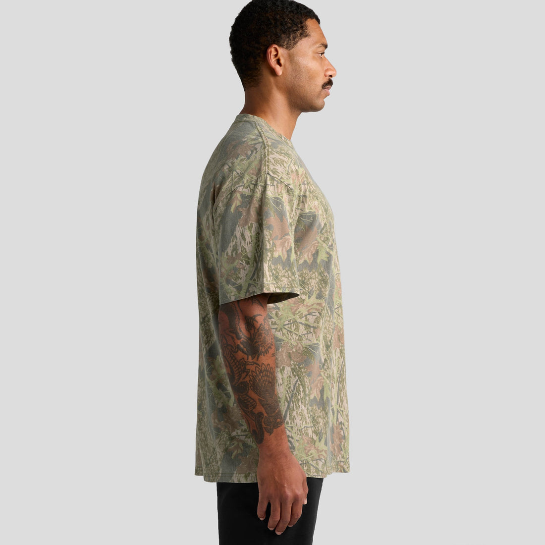 Men's Heavy Faded Camo Tee | Arena Custom Blanks
