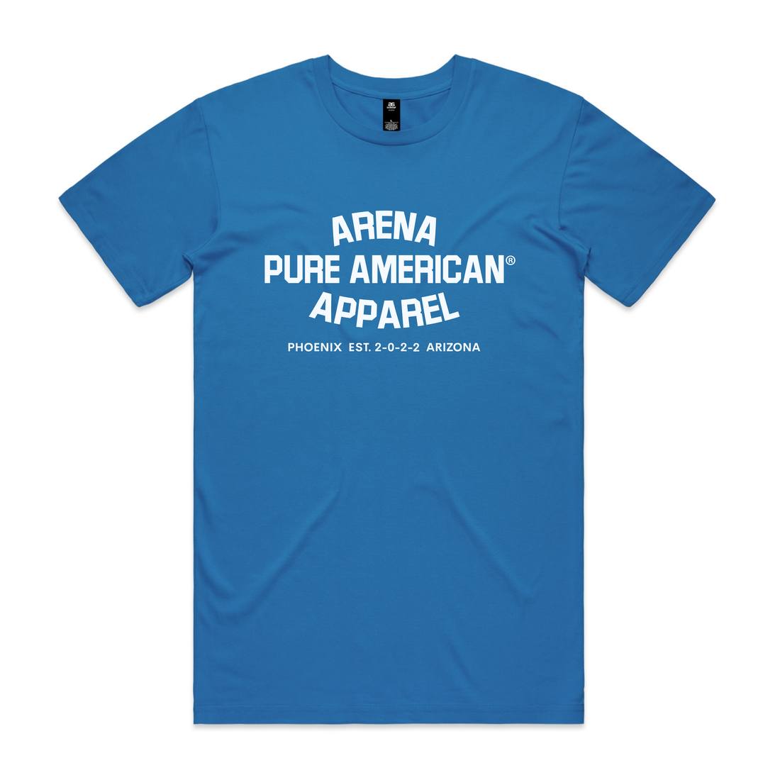 Arctic Blue Pure American Staple Tee | Arena Apparel