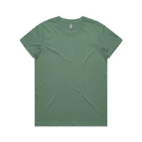 Women's Maple Tee Shirt | Arena Custom Blanks - Arena Prints - Front - Sage - Green