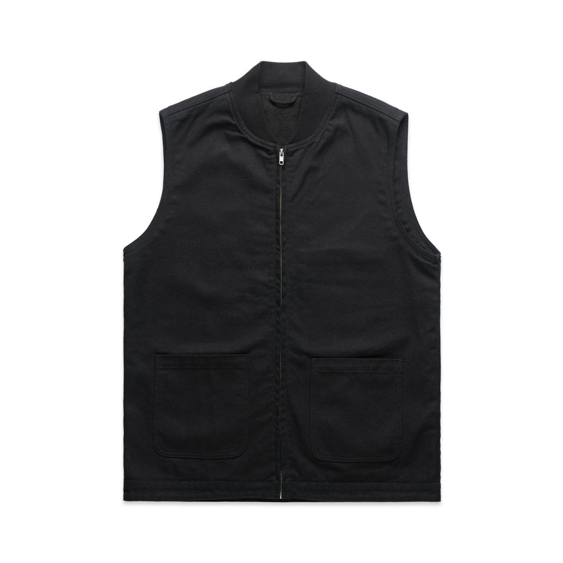 Canvas Heavy Vest | Arena Custom Blanks - Arena Prints - Front - Black