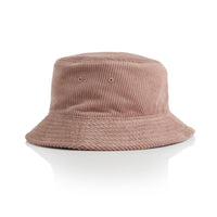 Cord Bucket Hat |  Arena custom Blanks - Arena Prints - Front - Hazy Pink - Pink