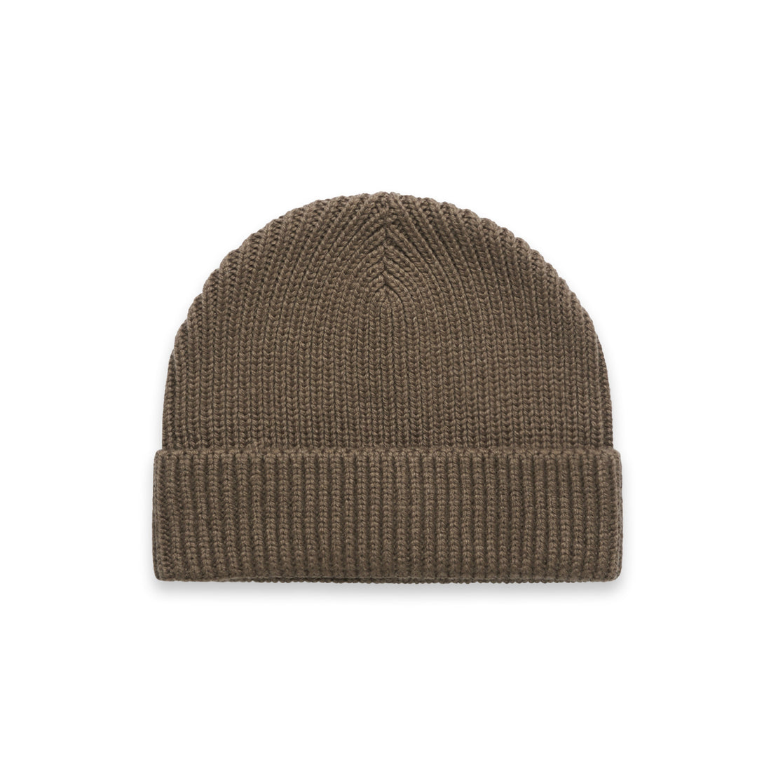 Gauge Beanie | Arena Custom Blanks - Arena Prints - Front - Walnut - Brown