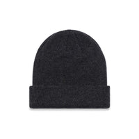 Knit Beanie | Arena Custom Blanks - Arena Prints - Front - Asphalt Heather - Grey