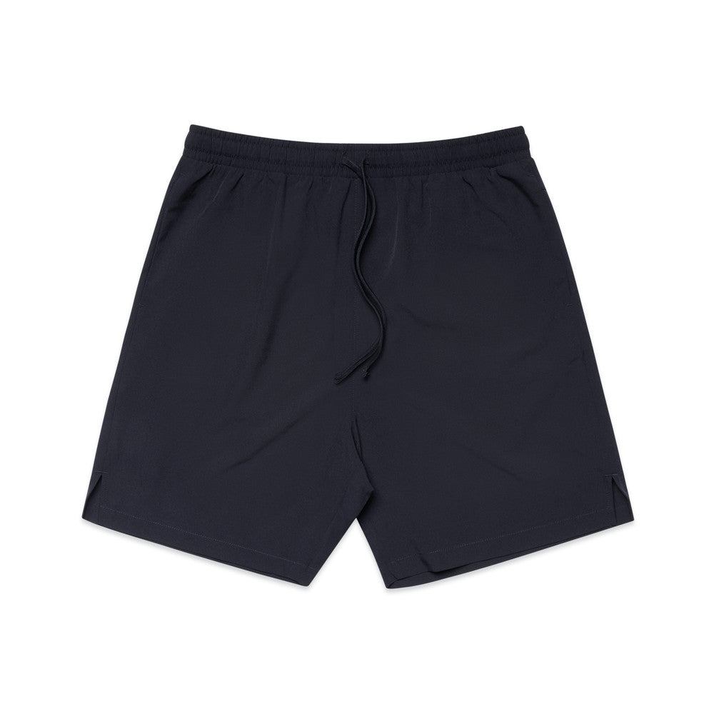 Men's Active Shorts 18" |Arena Custom Blanks - Arena Prints - Front - Ink Blue - Blue