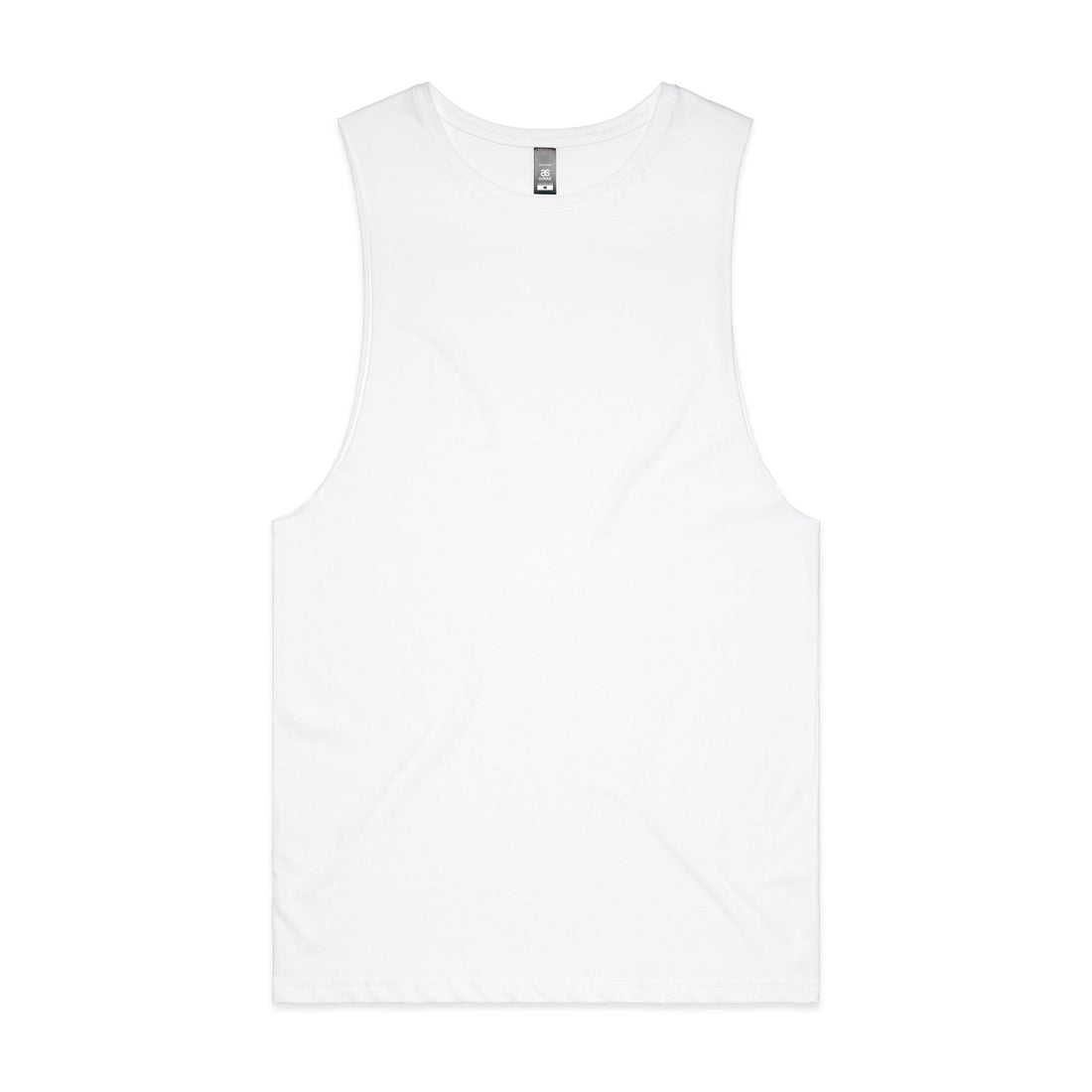 Men's Barnard Tank | Arena Custom Blanks - Arena Prints - Front - White