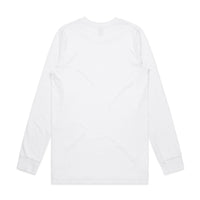 Men's Base Long Sleeve Shirt | Arena Custom Blanks - Arena Prints - Back - White