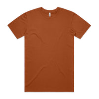 Men's Basic Tee Set B |  Arena Custom Blanks - Arena Prints - Front - Copper - Orange