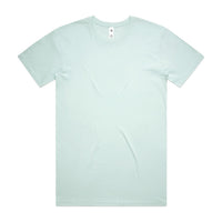 Men's Basic Tee Set C |  Arena Custom Blanks - Arena Prints - Front - Sea Foam - Blue