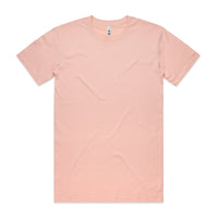 Men's Basic Tee Shirt Set A | Arena Custom Blanks - Arena Prints - Front - Pale Pink - Pink