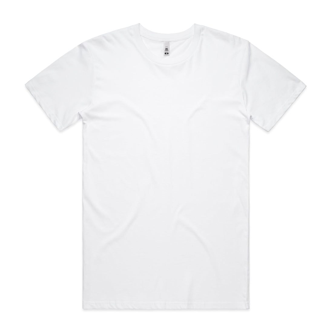 Men's Basic Tee Shirt Set A | Arena Custom Blanks - Arena Prints - Front - White