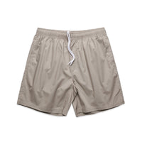 Men's Beach Shorts 17" | Arena Custom Blanks - Arena Prints - Front - Mushroom - Brown
