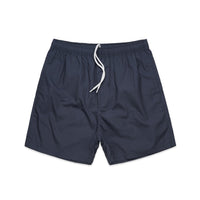 Men's Beach Shorts 17" | Arena Custom Blanks - Arena Prints - Front -  Petrol Blue - Blue