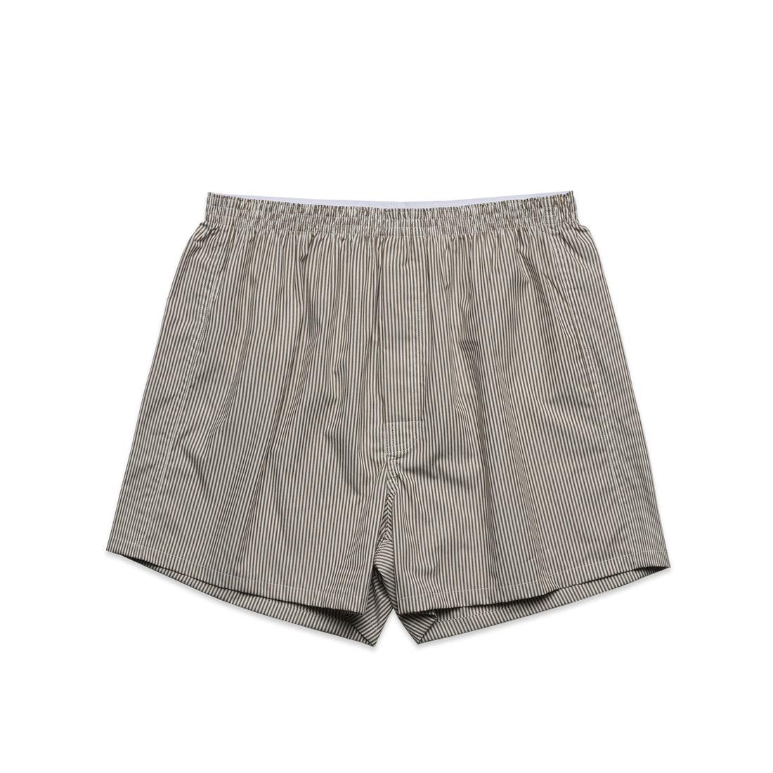 Men's Boxer Shorts | Arena Custom Blanks - Arena Prints - Front - Walnut - White - Brown