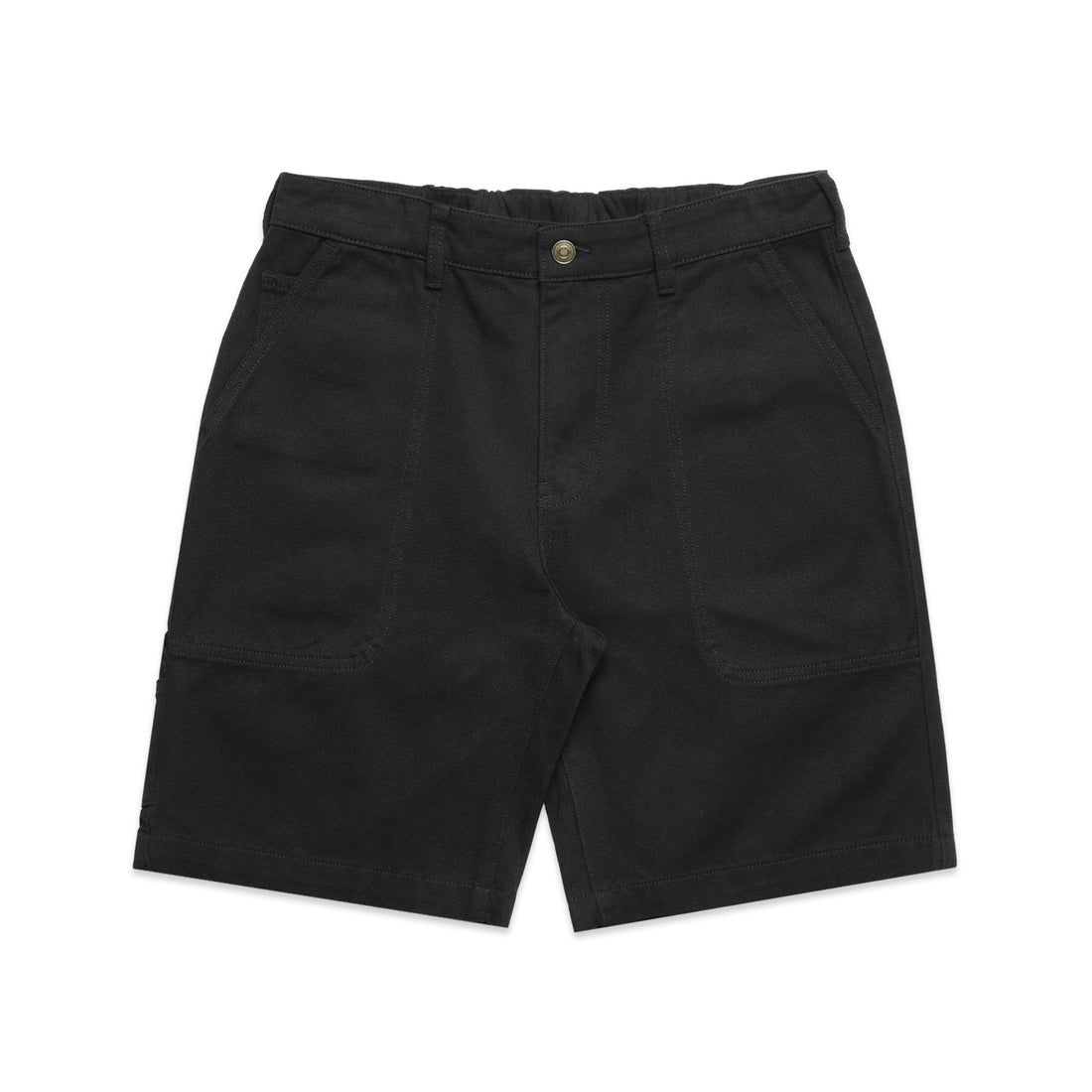 Men's Canvas Shorts 20" |Arena Custom Blanks - Arena Prints - Front - Black